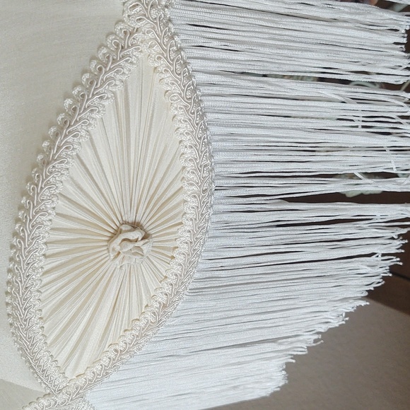 Antique Silk Lampshade - Picture 2 of 8